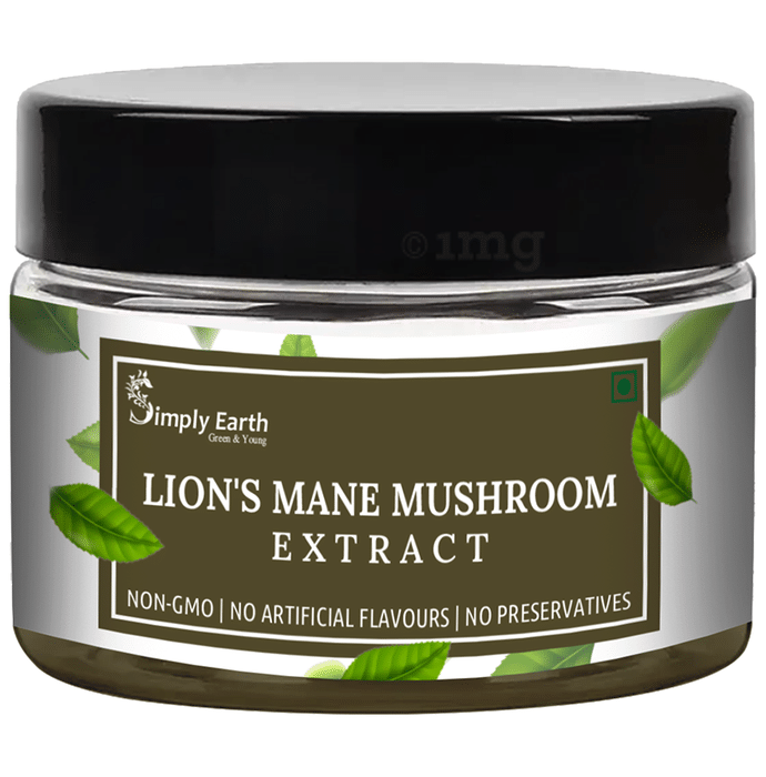 Simply Earth Lion's Mane Mushroom Extract Powder