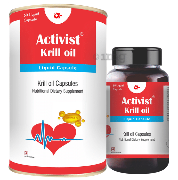 Activist Krill Oil Liquid Capsule