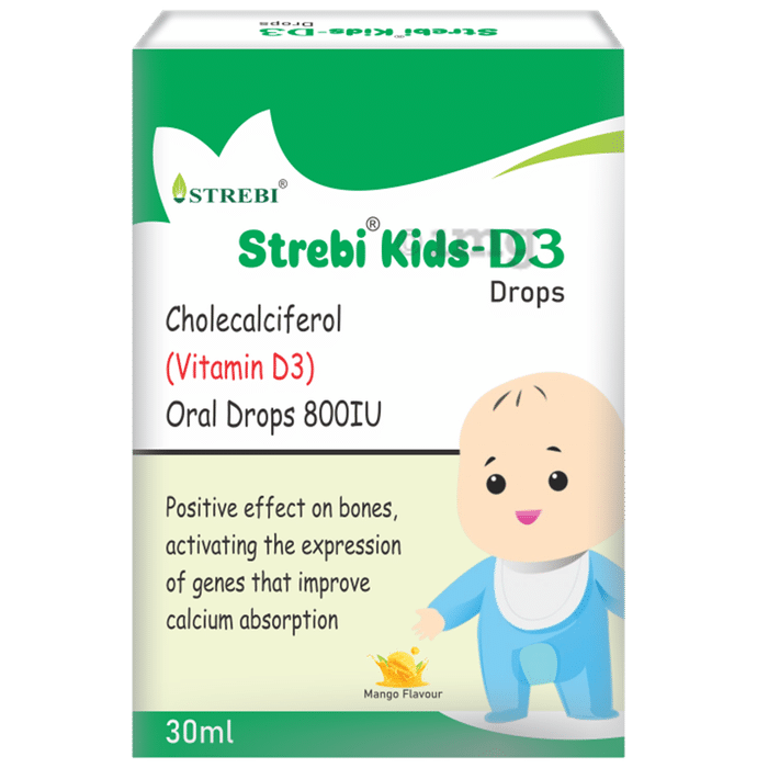 Strebi Kids-D3 Oral Drops Mango