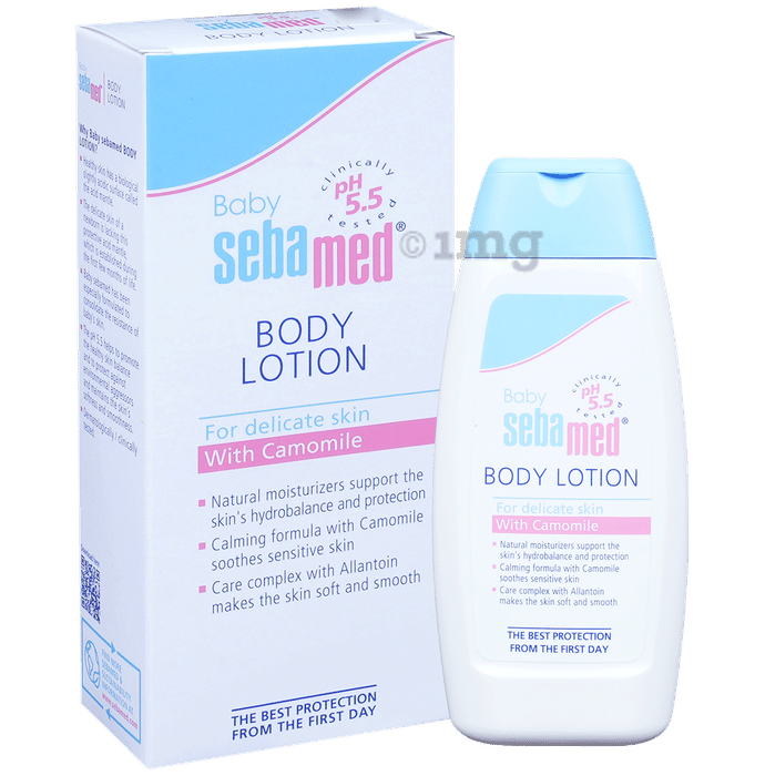 Sebamed Baby Body Lotion|pH 5.5|Long lasting moisturiser|Quickly absorbed|