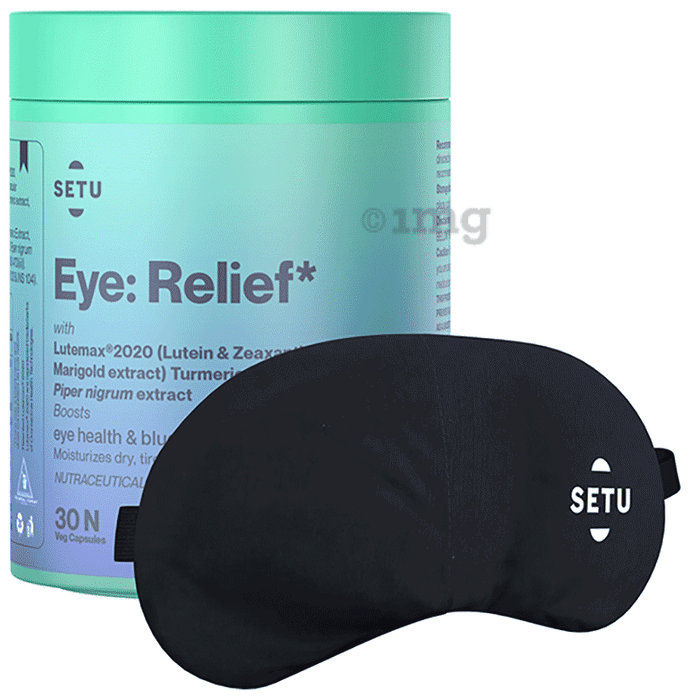 Setu Eye Relief Capsule (30) with Eye Mask