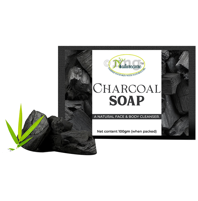Naturocure Charcoal Soap (100gm Each)