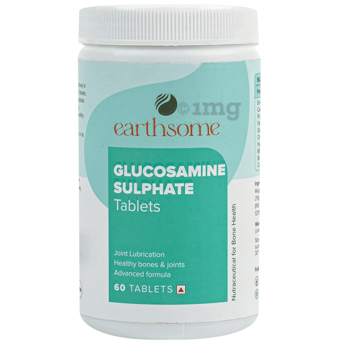 Earthsome Glucosamine Sulphate Tab +Joint Flex Tablet Buy jar of 60