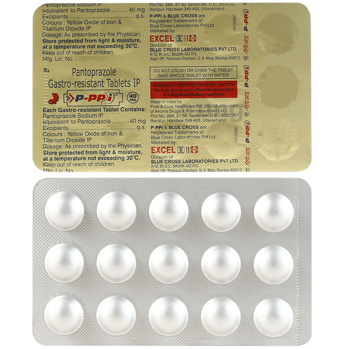 P-Ppi 40mg Tablet