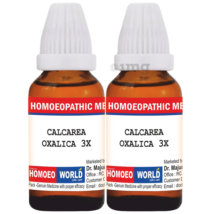 Dr. Majumder Homeo World Calcarea Oxalica Dilution (30ml Each) 3X