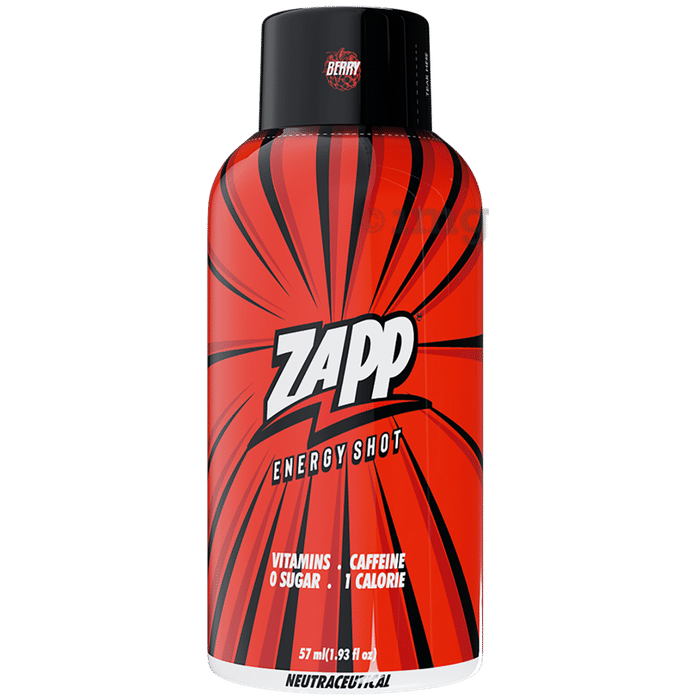 Zapp Energy Shot (57ml Each) Berry No Added Sugar