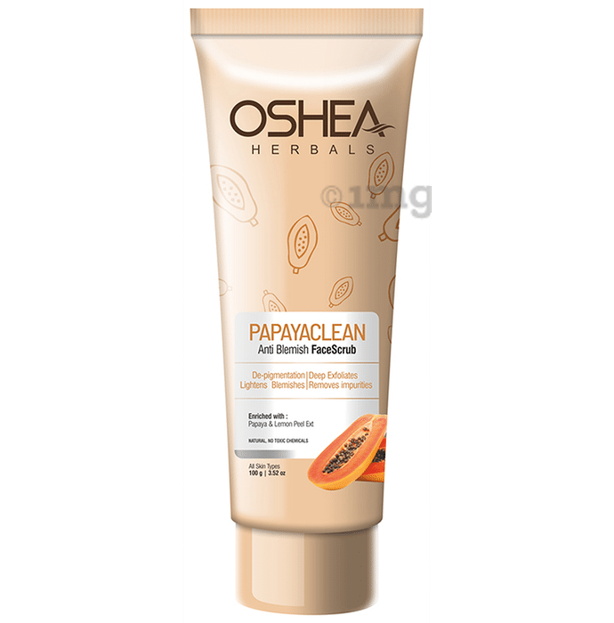 Oshea Herbals Papayaclean Anti Blemish Face Scrub