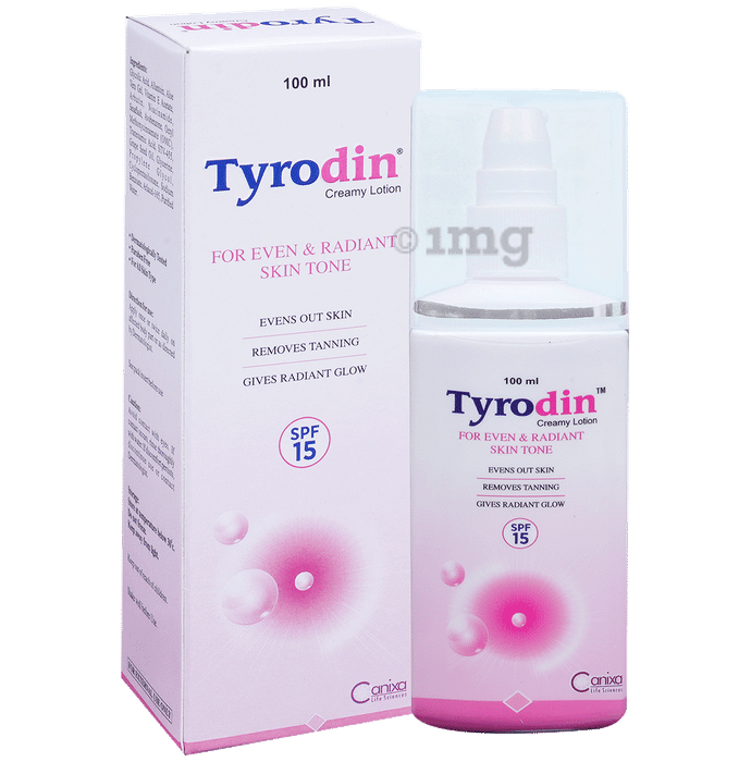 Tyrodin Creamy Lotion | For Even & Radiant Skin Tone | SPF 15