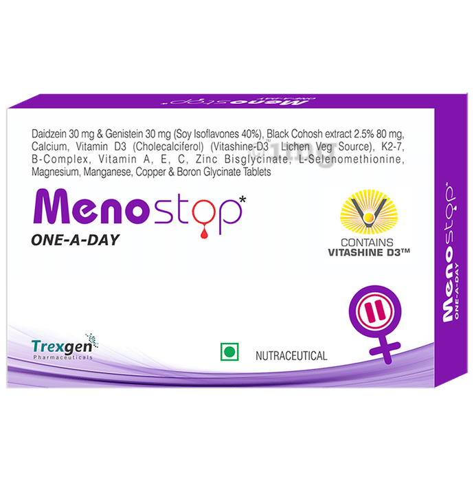 Trexgen Menostop Tablet Advanced & Complete Menopause Formula