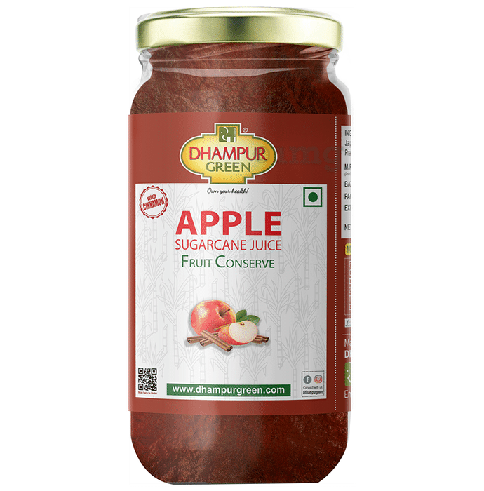 Dhampur Green Apple Sugarcane Juice Fruit Conserve with Cinnamon