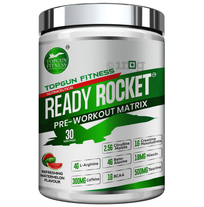 Topgun Fitness Nutraceutical Ready Rocket Pre-Workout Matrix Powder Refreshing Watermelon