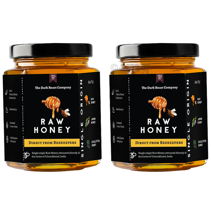 The Dark Roast Company Raw Honey (340gm Each)