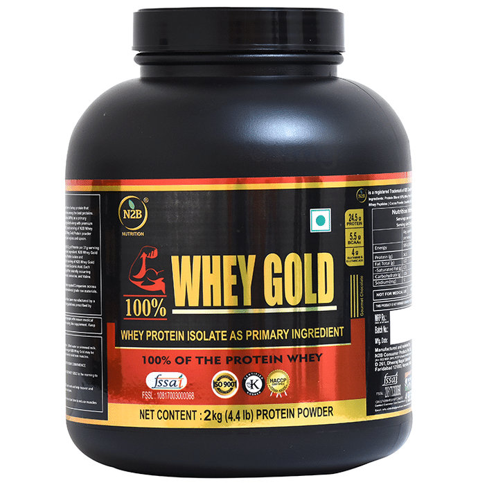 N2B 100% Whey Gold Powder Gourmet Chocolate