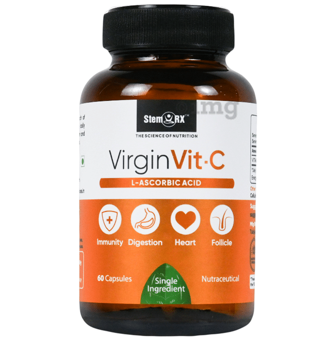 StemRx Virgin Vitamin C Digestion Improving Supplements, Hair Care Follicle | Capsule