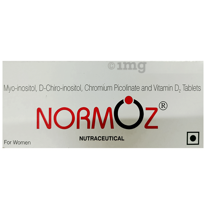 Normoz Tablet with Myo-Inositol, D-Chiro-Inositol, Chromium & Vitamin D2