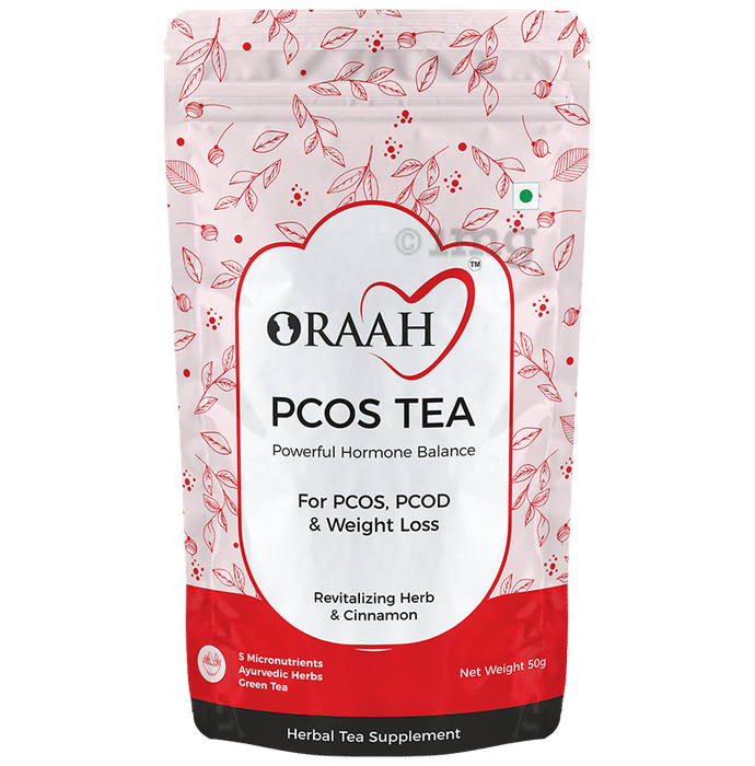 Oraah PCOS Revitalizing Herbs & Cinnamon Green Tea