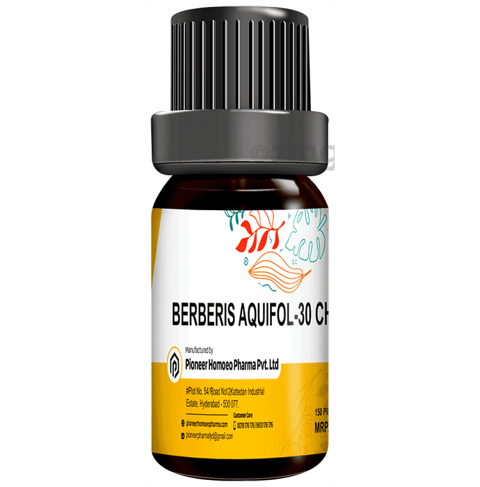 Pioneer Pharma Berberis Aquifoli Globules Pellet Multidose Pills 30 CH