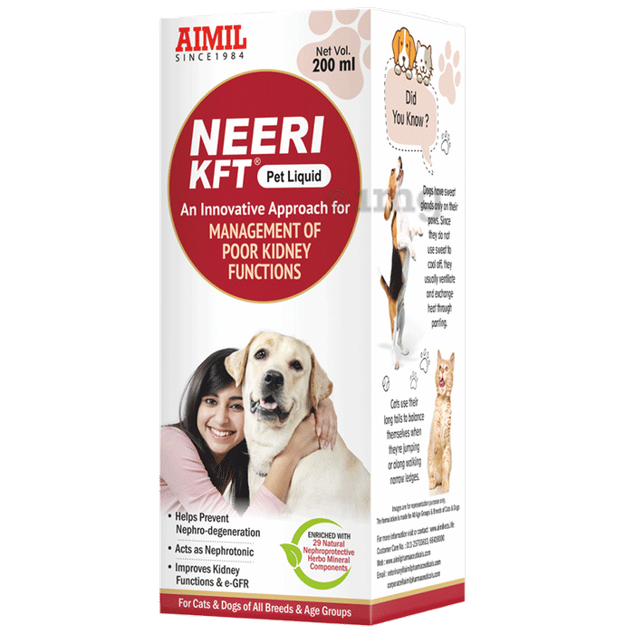 Aimil Neeri KFT Pet Liquid | Herbal Kidney Medicine for Dogs & Cats