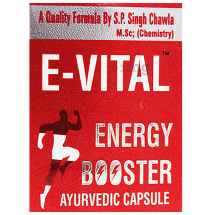 E-Vital Energy Booster Ayurvedic Capsule