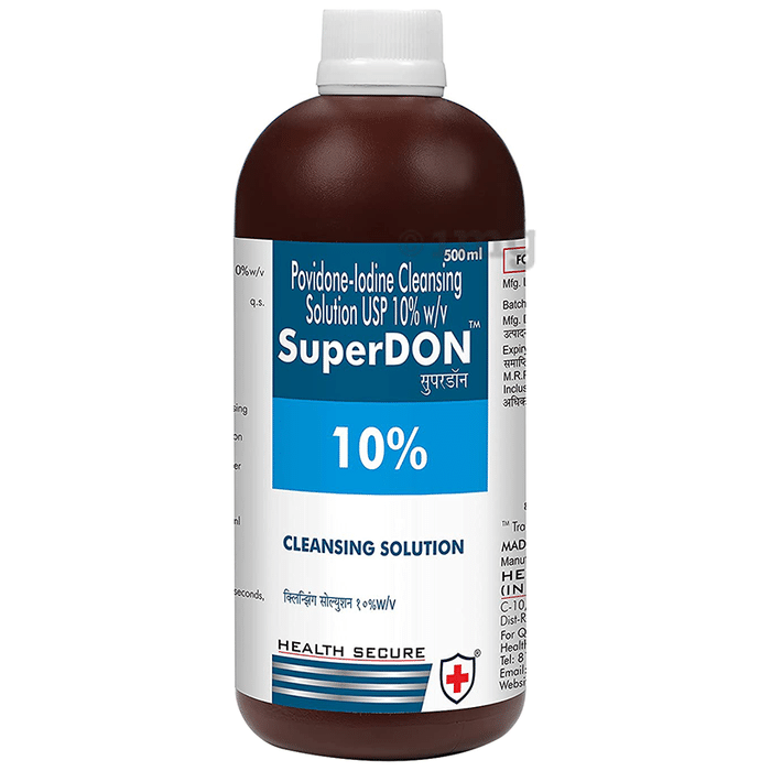 Super Don Povidone-Iodine Cleansing Solution USP 10% w/v