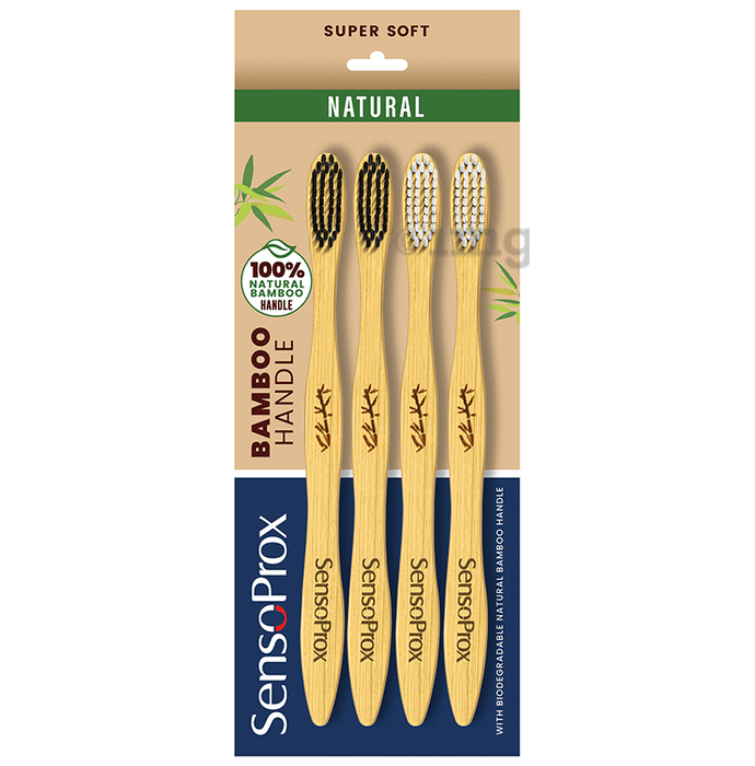 SensoProx Bamboo Handle Toothbrush Super Soft