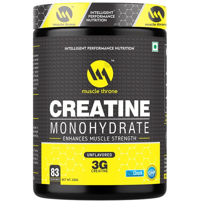 Muscle Throne Creatine Monohydrate Powder Unflavored