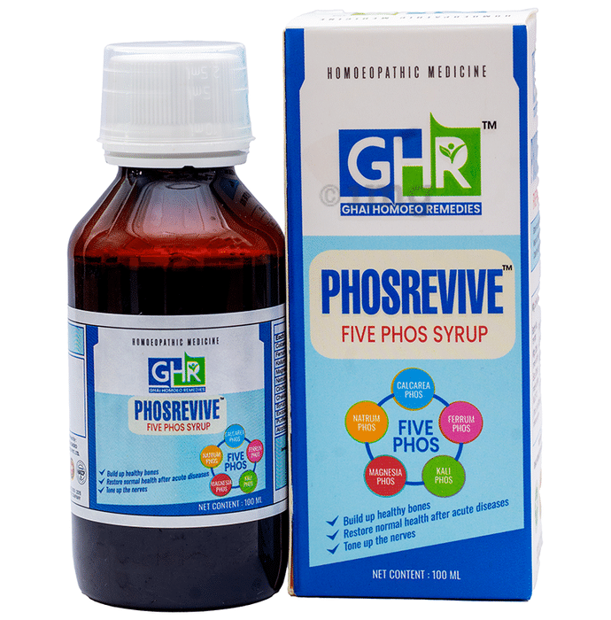 Ghai Homoeo Remedies Phosrevive Five Phos Syrup