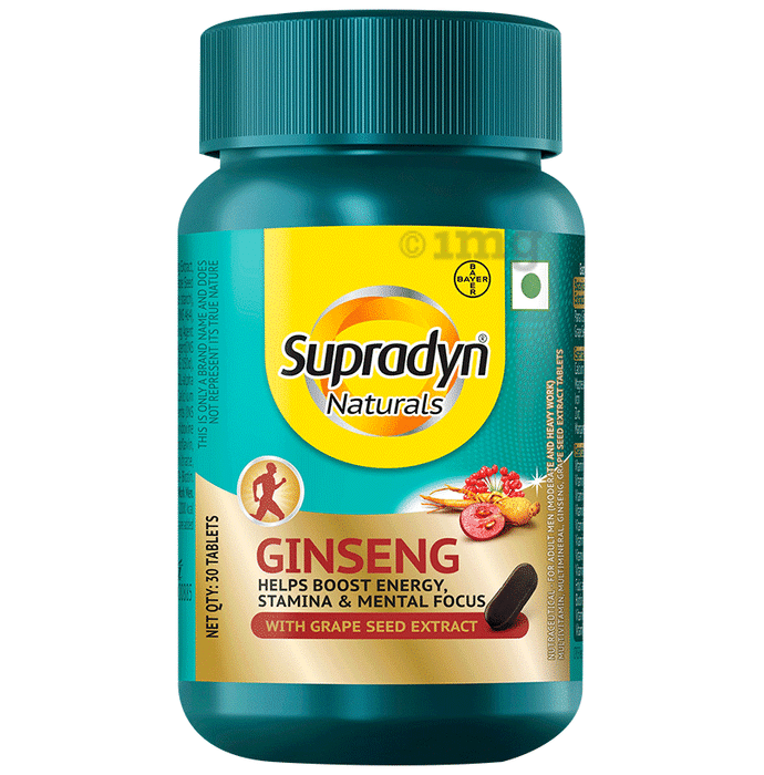 Supradyn Naturals Ginseng Tablet with Grape Seed Extract