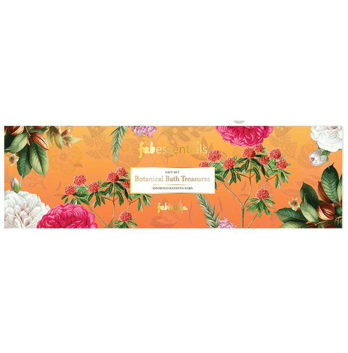 Fabessentials Botanical Bath Treasures Assorted Bathing Bar Gift Set