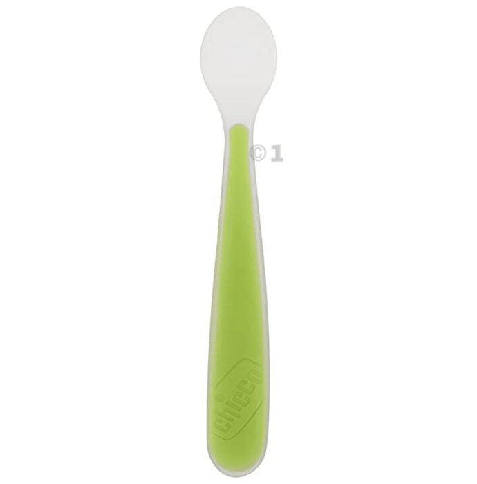 Chicco Softly Spoon 6m+ Green