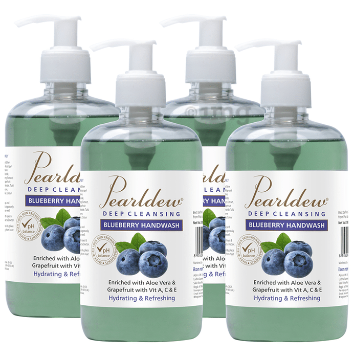Pearldew Deep Cleansing Blueberry Handwash (500ml Each)