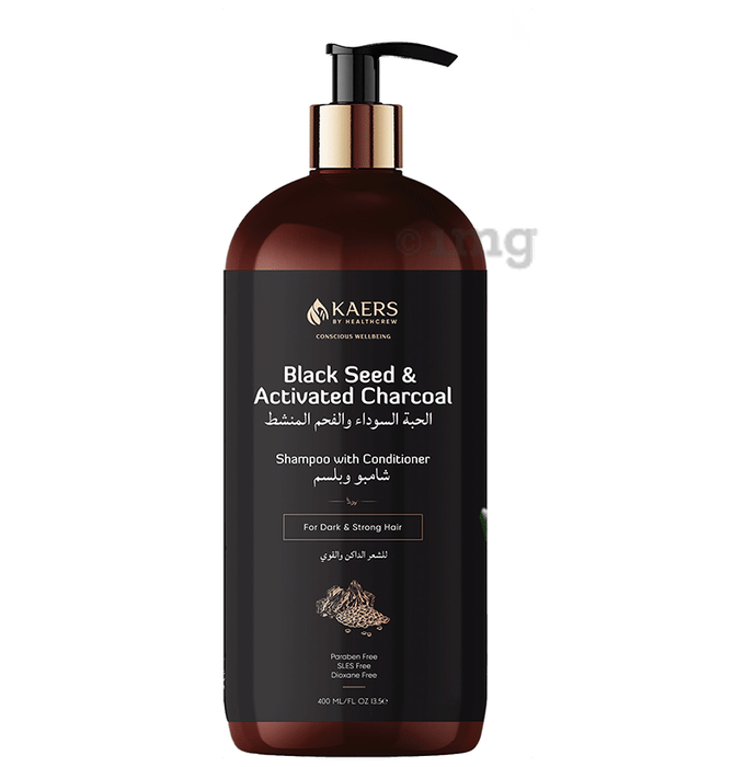 Kaers By Healthcrew Black Seed & Activated Charcoal Shampoo with Conditioner