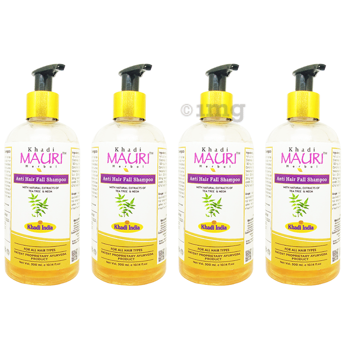 Khadi Mauri Herbal Anti Hair Fall Shampoo (300ml Each)
