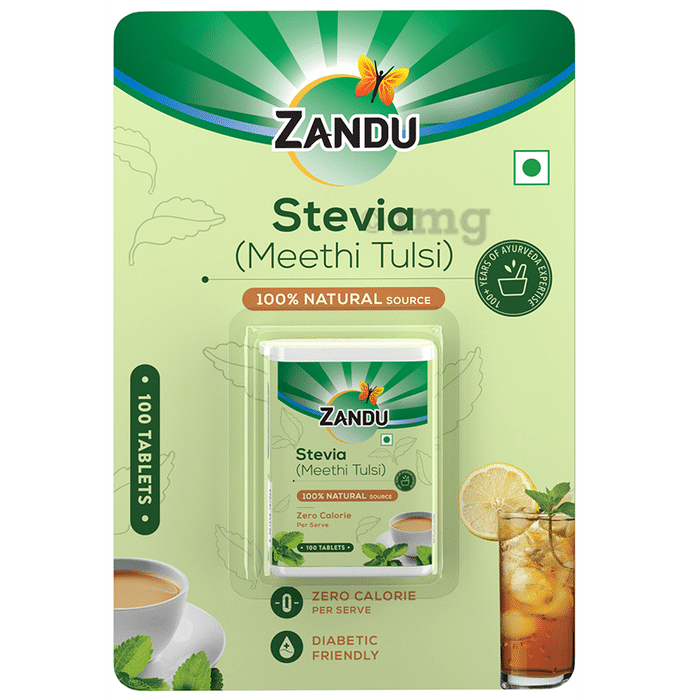 Zandu Stevia (Meethi Tulsi) Tablet