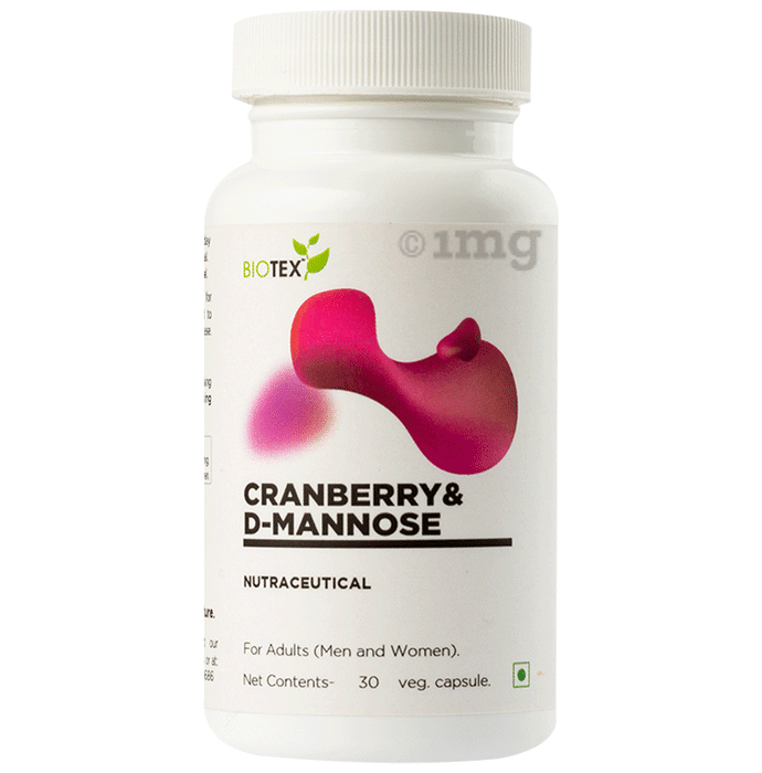 Biotex Cranberry & D Mannose Veg Capsule