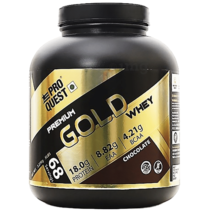 Pro Quest Premium Gold Whey Protein Powder Chocolate