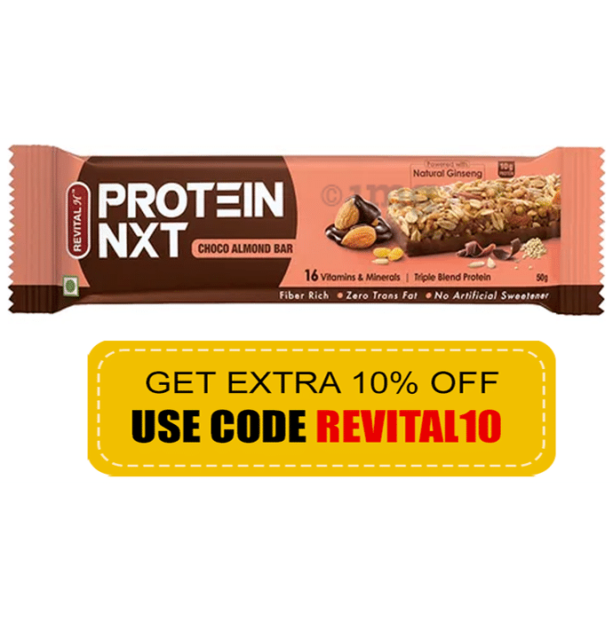 Revital H Protein NXT Bar (50gm Each) Choco Almond