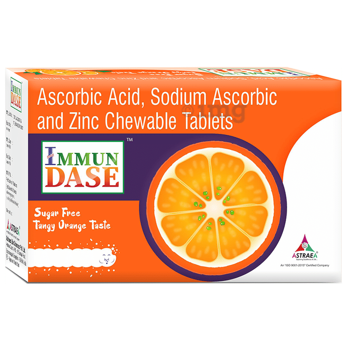 Immun Dase Chewable Tablet Tangy Orange Sugar Free