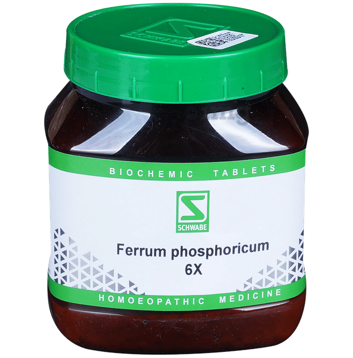 Dr Willmar Schwabe India Ferrum Phosphoricum Biochemic Tablet 6X