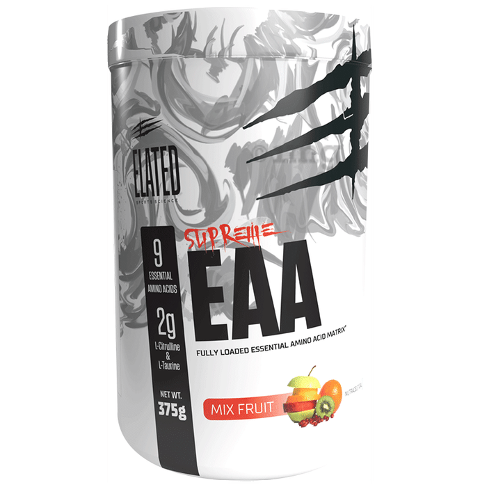 Elated Sports Science Supreme EAA (Essential Amino Acids) | Flavour Mix Fruit