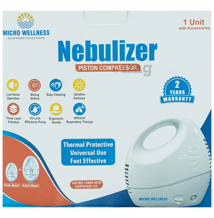 Micro Wellness Piston Compressor Nebulizer