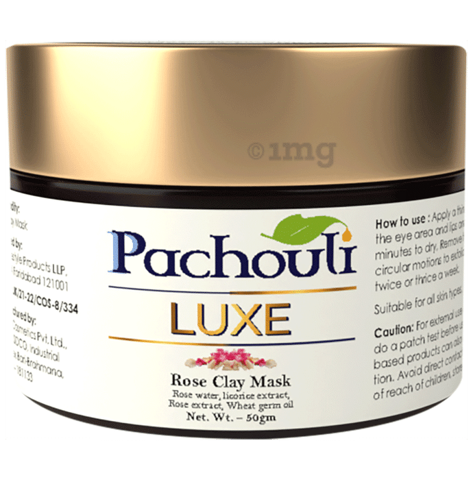 Pachouli Luxe Rose Clay Face Mask