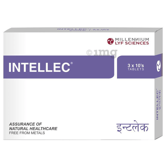 Millennium Herbal Care Intellec Tablet (30 Each) | For Memory & Focus Support