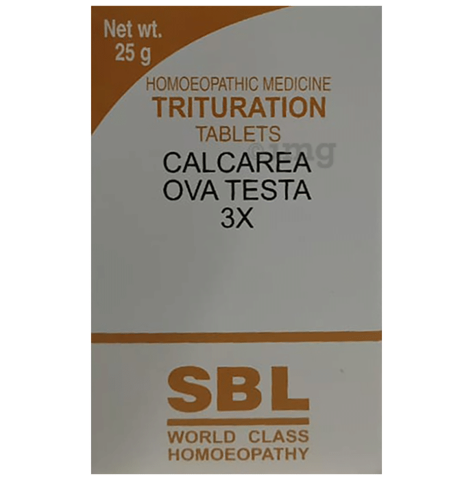 SBL Calcarea Ova Testa Trituration Tablet 3X