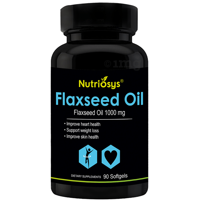 Nutriosys Flaxseed Oil Soft Gelatin Capsule