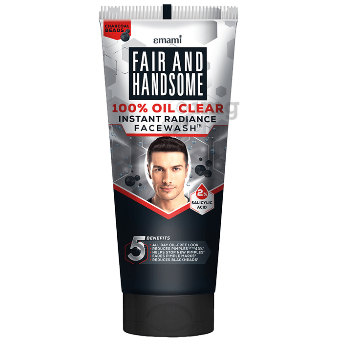 Emami Fair and Handsome Instant 100% Oil Clear Radiance Face Wash
