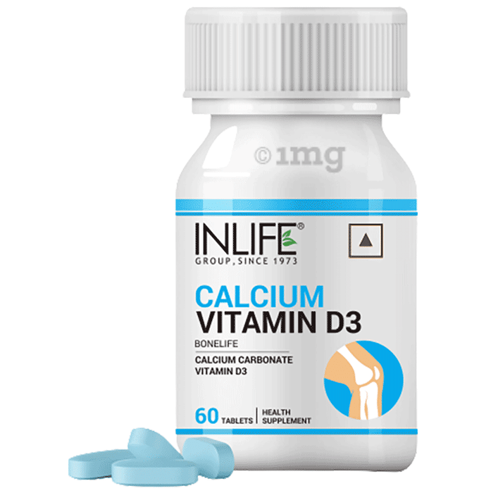 Inlife Calcium & Vitamin D3 for Bone Health | Tablet