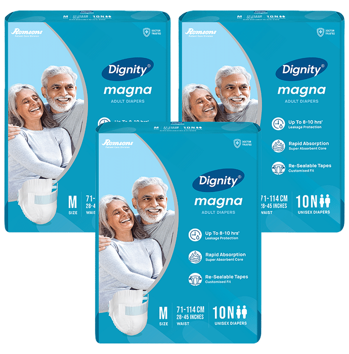 Dignity Magna Adult Diaper (10 Each) Medium