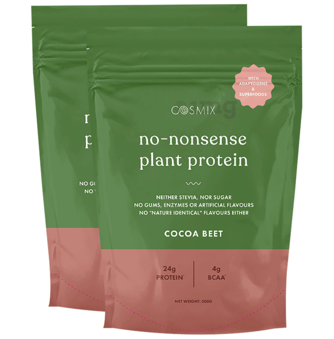 Cosmix No-Nonsense Plant Protein (500gm Each) Cocoa Beet