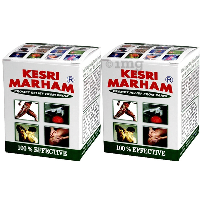 Kesri Marham Prompt Relief from Pain Balm (100gm Each)